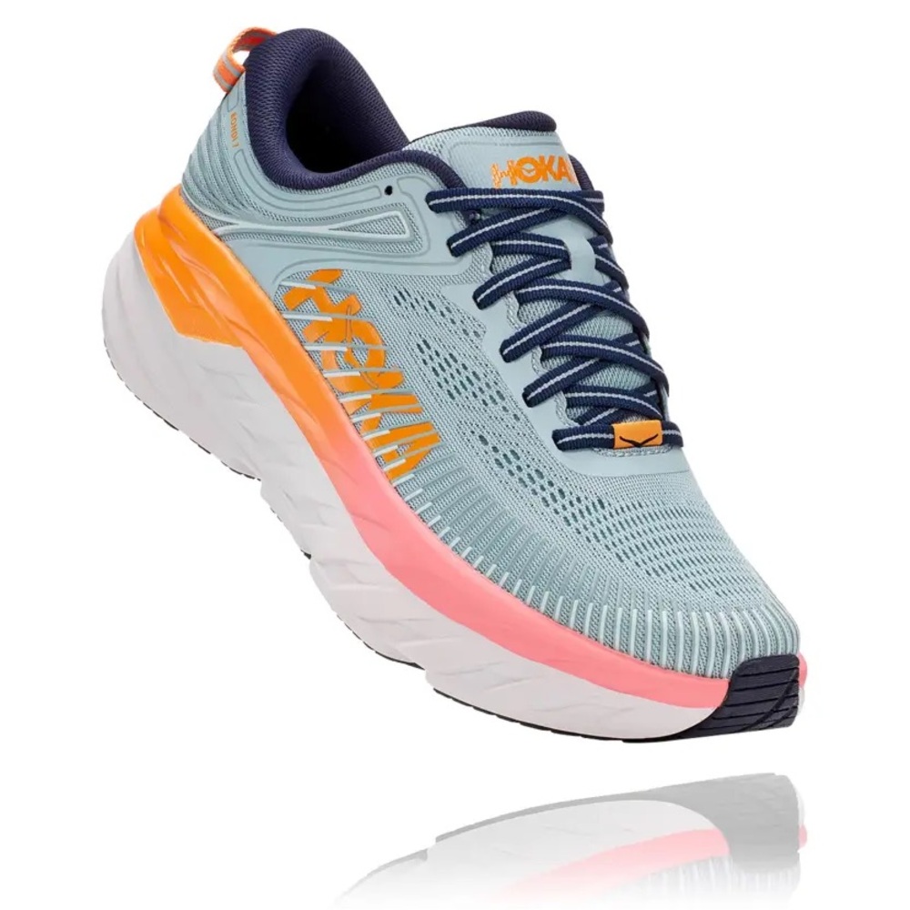 Hoka One One Bondi 7 Blue Hazel- Women's Sz 7 worn